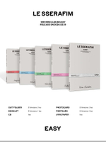 Альбом LE SSERAFIM - EASY 3rd Mini Album COMPACT 5 Version SET