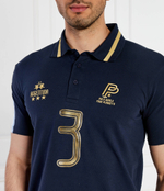 Поло La Martina - темно-синий(YMP601 PK001)