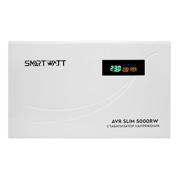 Настенный стабилизатор напряжения 5000 Вт SMARTWATT AVR SLIM 5000RW, фото №844814781