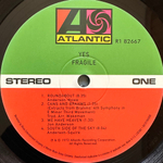 Yes ‎– Fragile (Европа 2016г.)