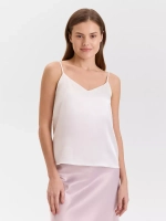 Топ вечерний под пиджак на бретельках шелковый