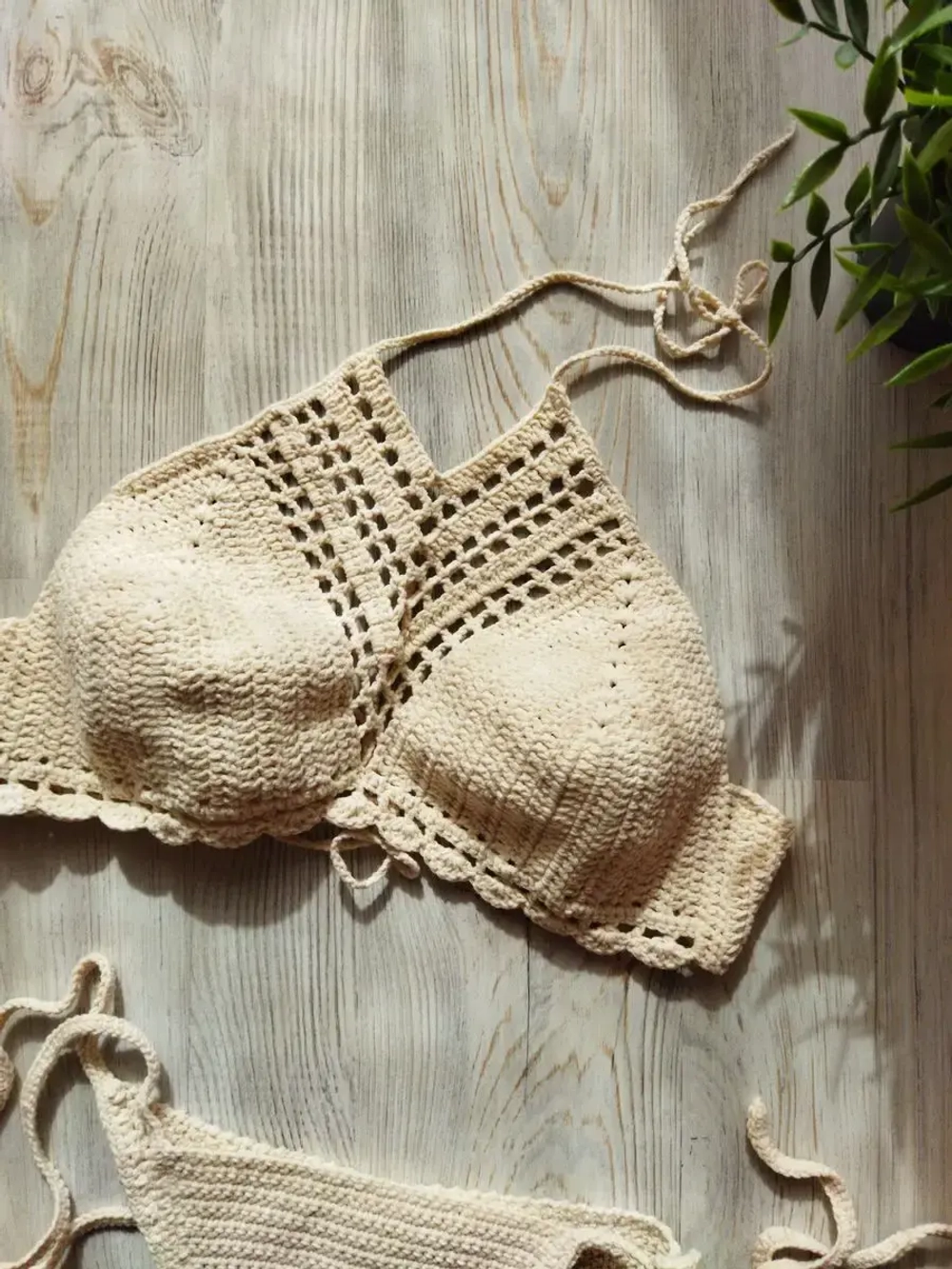 Вязаный купальник