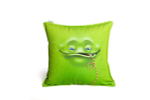Подушка декоративная "Smile" зеленая