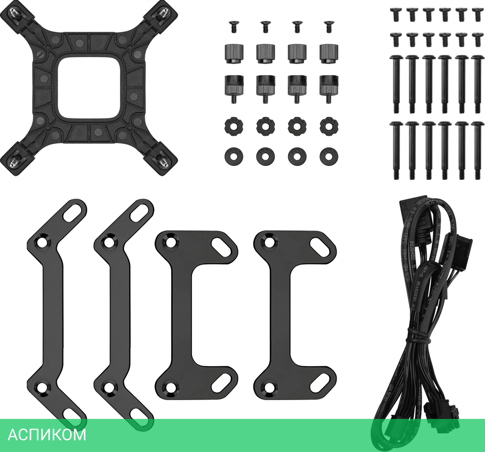 Система жидкостного охлаждения для процессора DeepCool LT360 ARGB черный (R-LT360-BKAMNC-G-1)