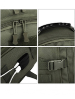 Тактический городской рюкзак с металлической ручкой 30-35л / олива