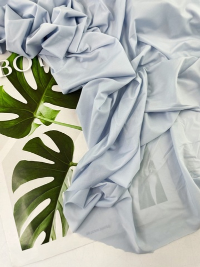 ГОЛУБОЙ - Ультратонкий нейлоновый трикотаж (1311 Евгения)