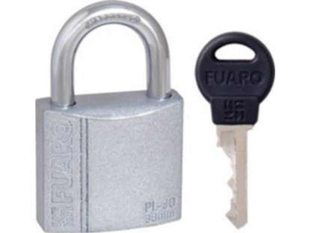 Замок навесной 38мм PL-3038 "англ." 3 ключа