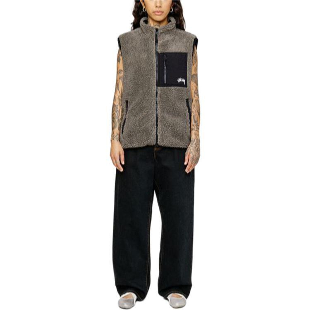 Куртки Stussy FW23 SHERPA REVERSIBLE VEST, 118528