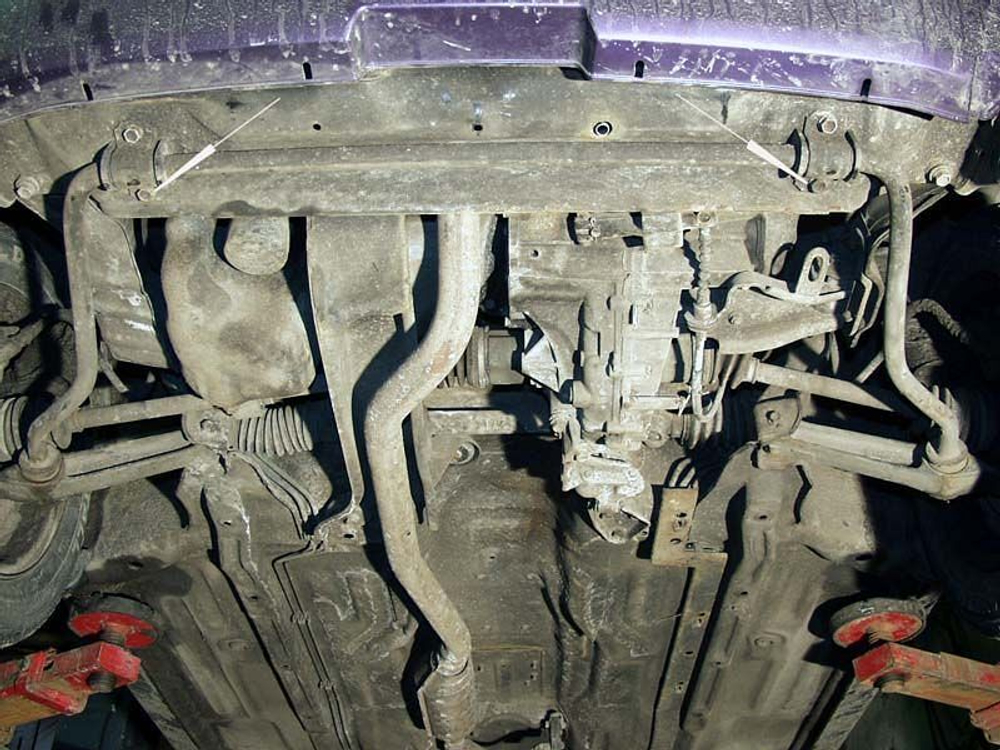 Защита картера и КПП Sheriff для Suzuki Wagon R Plus II 1997-2003 арт.23.0696