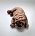 Шоколадная фигурка собака - мопс