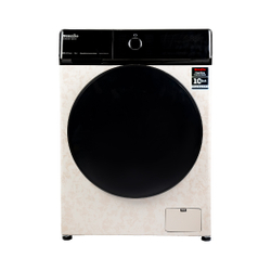 Стиральная машина SMILE SWMSW9MB1400 бежевый мрамор/черный (Загрузка белья 9кг, DD, пар, инвертор)