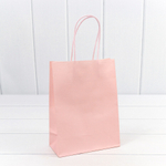 Пакет подарочный 16х22х8см (Персиковый, Крафт)