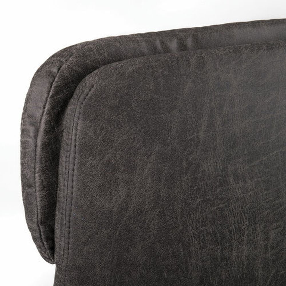 Кресло BRABIX PREMIUM "Dakota EX-572", синхромеханизм, искусственная замша, темно-серый, 532943