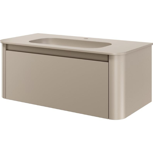 Тумба c раковиной VOI 786-100-D+782-100-D 100 см, на 1 отверстие, DAPHNE
