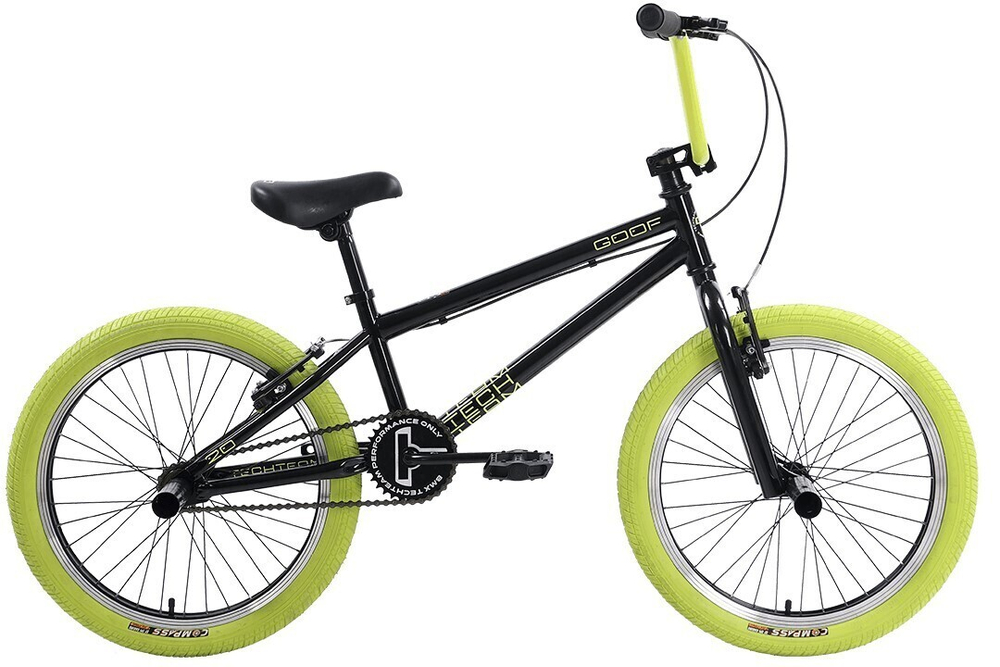 Велосипед BMX Tech Team Goof черный 18,7"х20" 2024