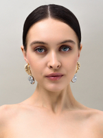 Серьги "Leaky sink" Bicolor