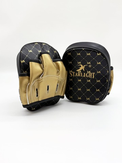 Лапы тренерские, черно-золотые FOCUS MITTS  Tigershop