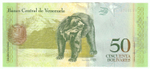 Venezuela, 50 Bolívares, 2015, UNC