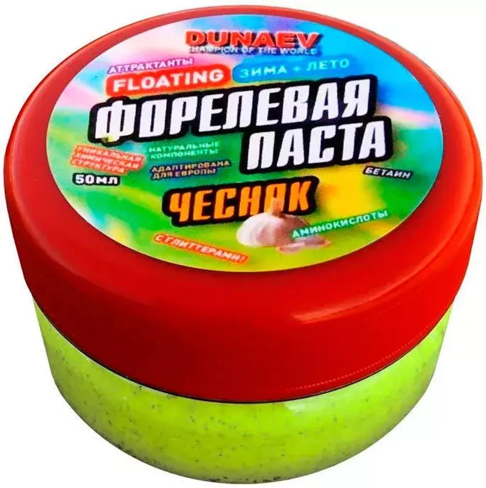 Паста Dunaev 50 мл Форель Чеснок Лайм