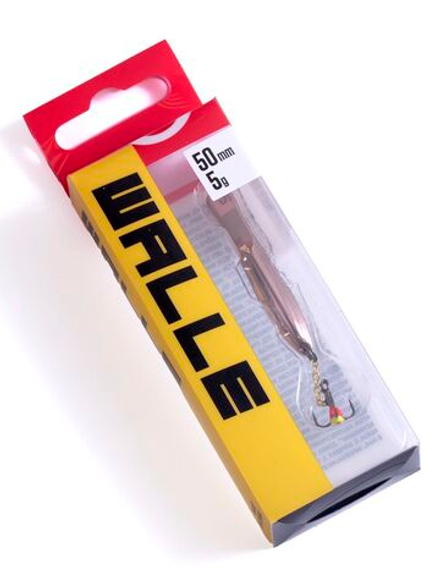 Блесна вертикальная зимняя Lucky John WALLE с цепочкой и тройником  50мм CS блистер