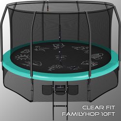 Каркасный батут Clear Fit FamilyHop 10Ft