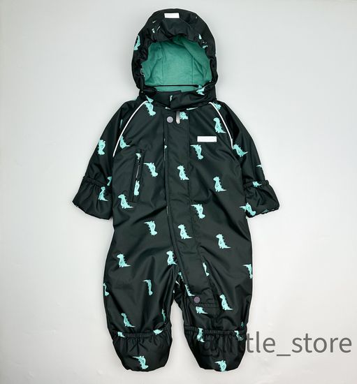 Комбинезон демисезонный "Динозавры" на черном