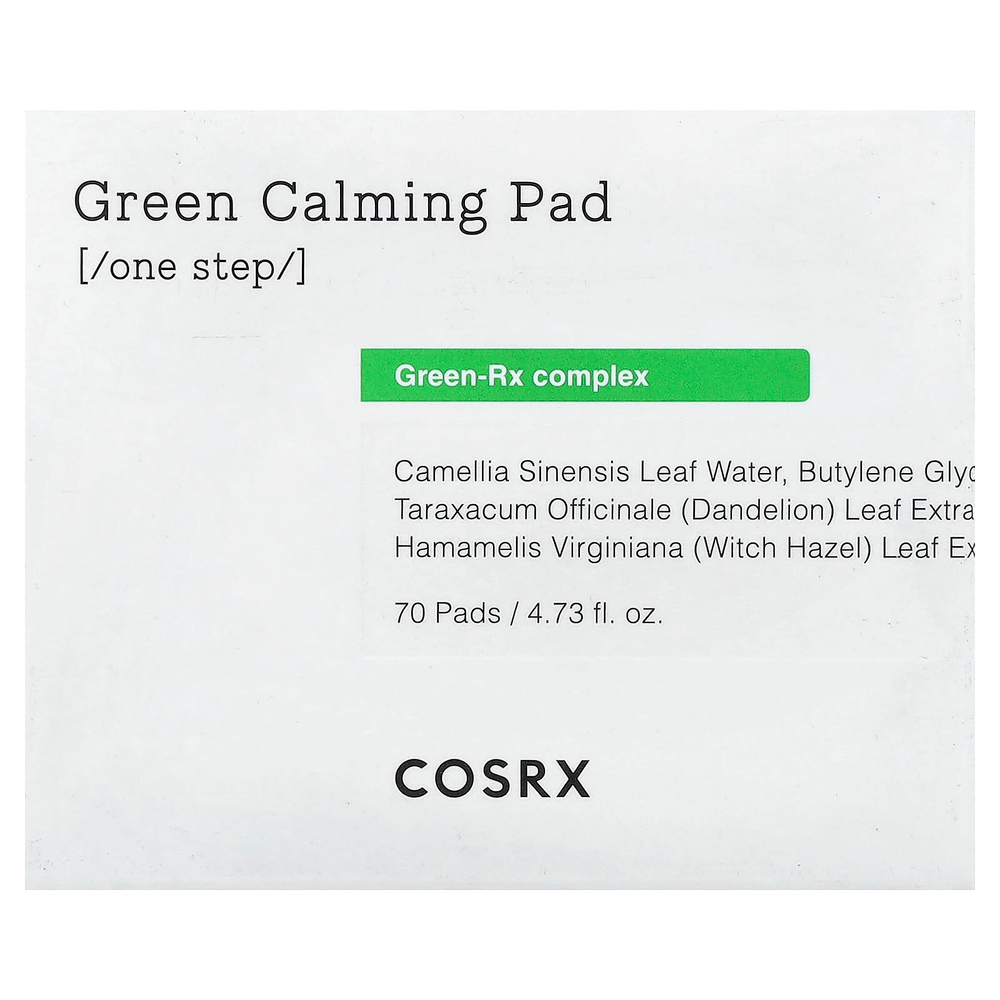 CosRx, One Step, зеленые успокаивающие спонжи, 70 спонжей (4,73 жидк. унции)