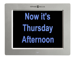 Часы настенные Howard Miller 625-632 Memory Clock бок