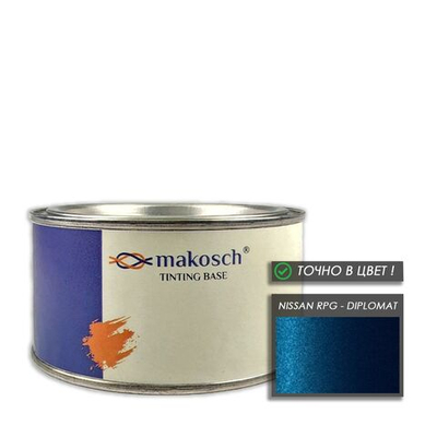 Автоэмаль makosch/NISSAN RPG, Базовая эмаль, синий, перламутр, 200мл.