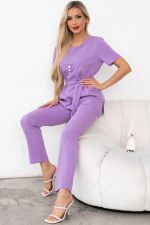 Костюм брючный (лаванда) К11-81/5 Nikol