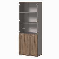 Шкаф со стеклом высокий 800х450х2098 B-673-01