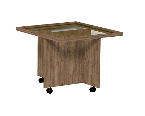 Nature 16 Стол журнальный гостиная Дуб табачный Craft-Черный Глазов