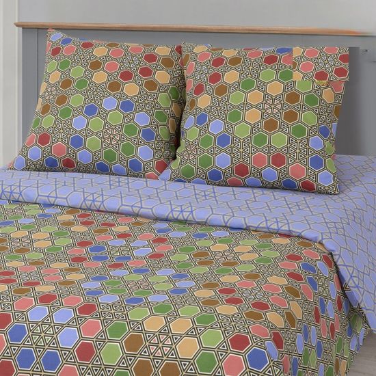 Полуторный комплект постельного белья Коломбино бязь Премиум наволочки 70x70 см