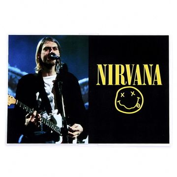 Обложка Nirvana Kurt Cobain с гитарой (156)