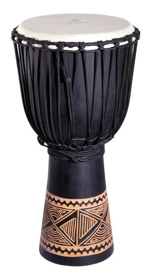 Джембе с верёвочной настройкой YUKA DJWN010-20BK3