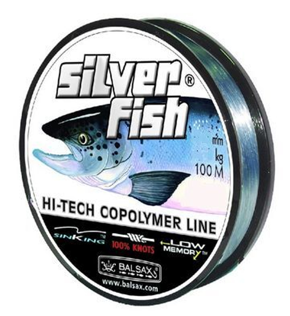 Монофильная леска Silver Fish 100м 0,40мм 17,5кг 3 штуки
