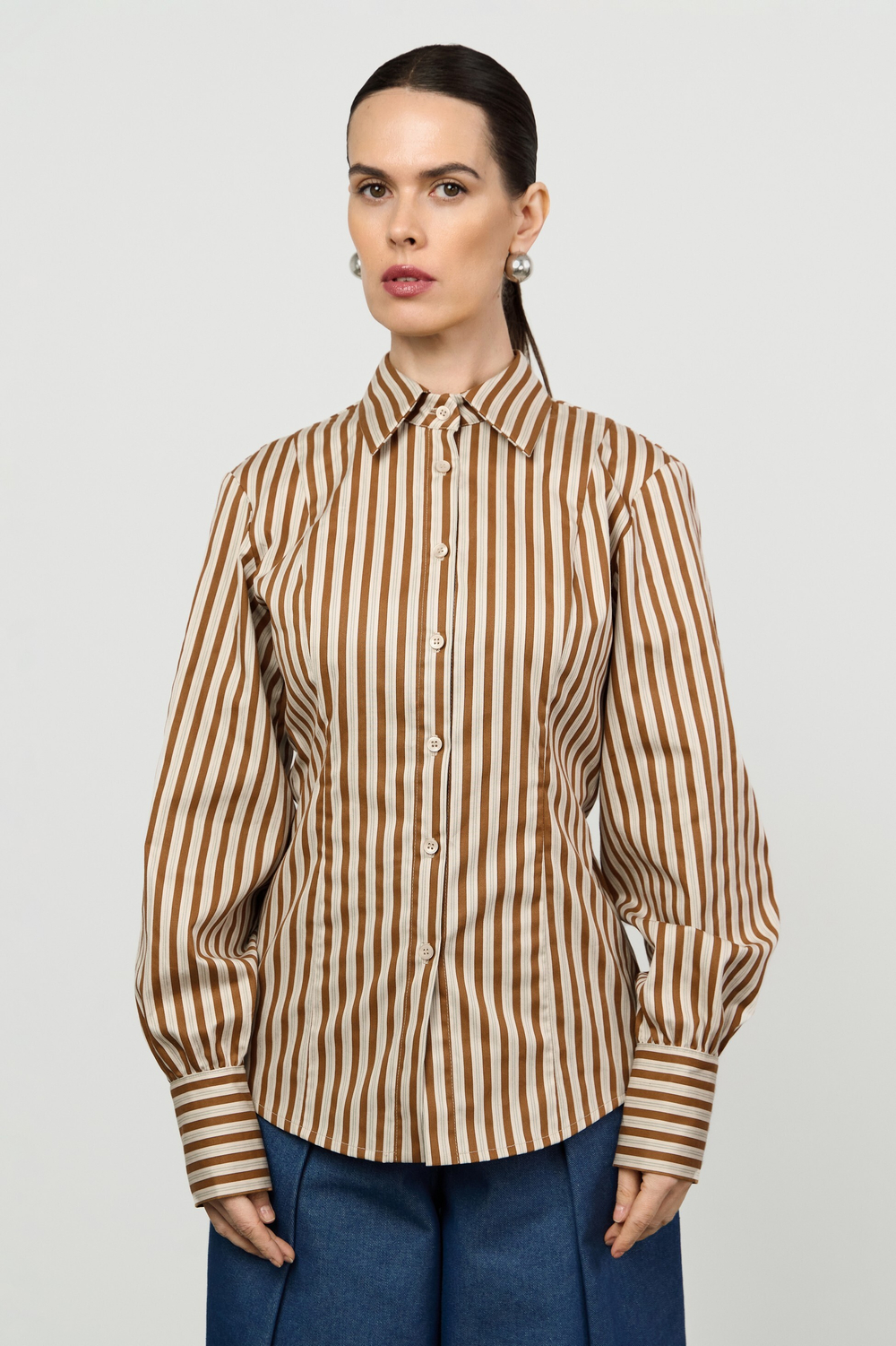 Рубашка с баской