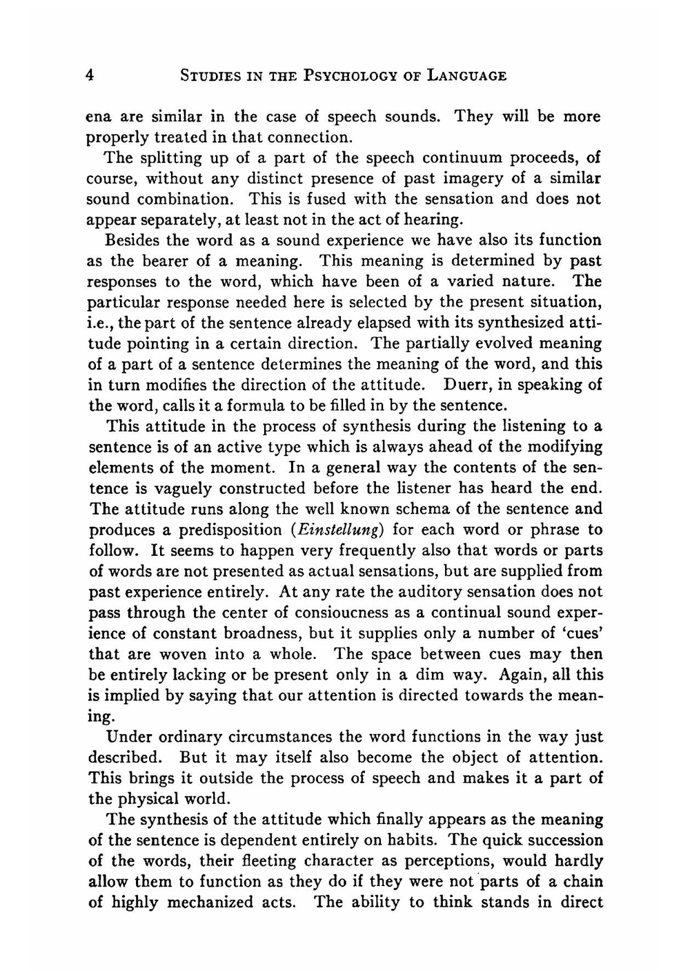 Studies in the psychology of language | Karl F. Muenzinger