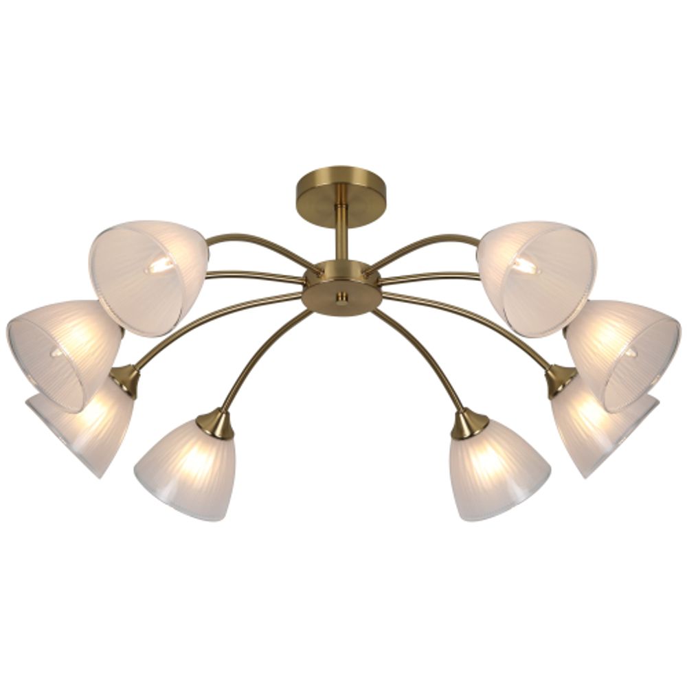 Люстра Rivoli Debra 9189-308 8хЕ27 60 Вт модерн | Rivoli