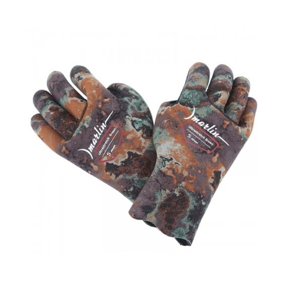 Перчатки Marlin Ultrastretch Brown 5 мм резиновый протектор