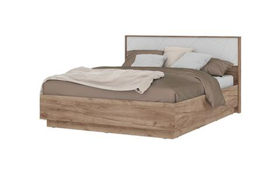 Орегон КР 02 Кровать 160 с ортопедом МДФ Белый супермат