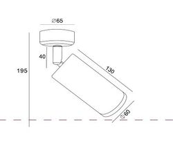 Спот Maytoni Focus C017CW-01CH