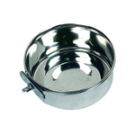 Миска для птиц Flamingo Avaro Hook Inox M, размер 13x13x5.5см.