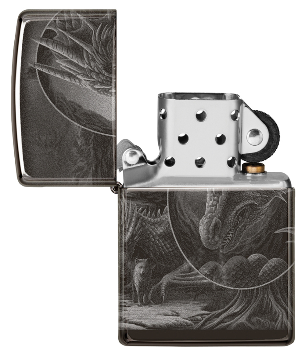 Зажигалка Lisa Parker High Polish Black ZIPPO 49287