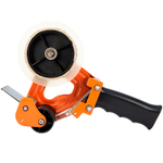 Диспенсер для упаковочной ленты DELI, металлический (ширина ленты до 60 мм), оранжевый