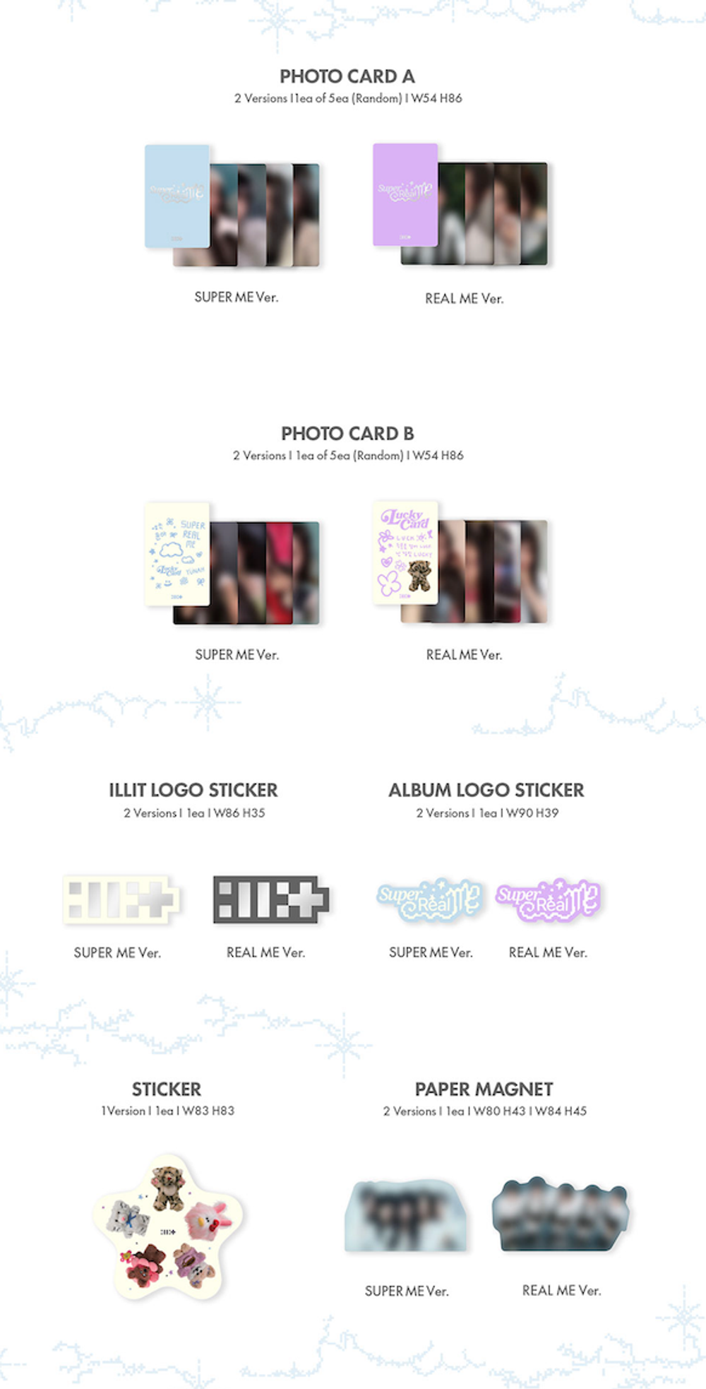 Купить Альбом ILLIT - 1st Mini Album [SUPER REAL ME] | Stars Store