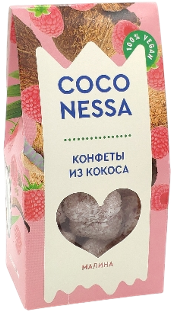 Конфеты кокосовые МАЛИНА Coconessa 90г