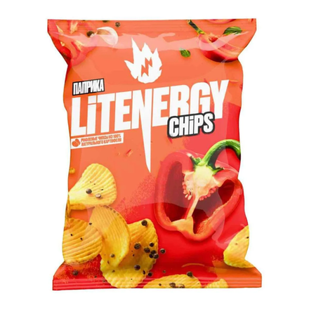 Чипсы Lit Energy Паприка 120 гр