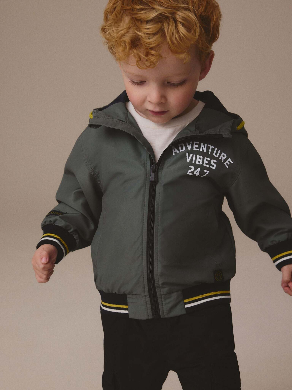 Куртка с капюшоном для мальчика Next Q61-749, Хаки