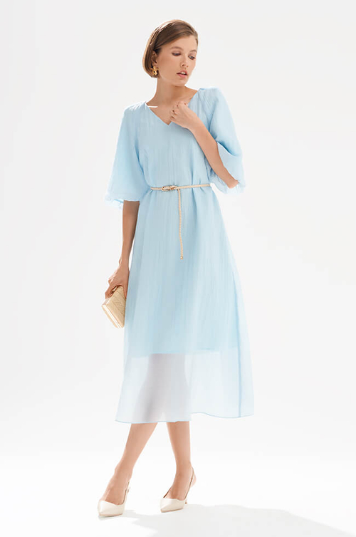 51743 Платье женское (голубой)
